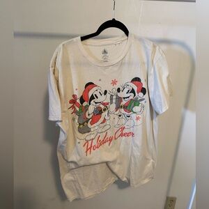 Holiday Cheers Mickey and Minnie Disney Shirt
